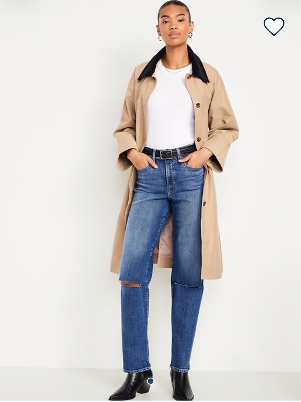 Old Navy High-Waisted OG Loose Ripped Jeans